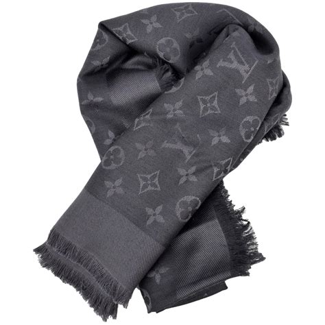 lv scarf mens chain design|louis vuitton monogram scarf.